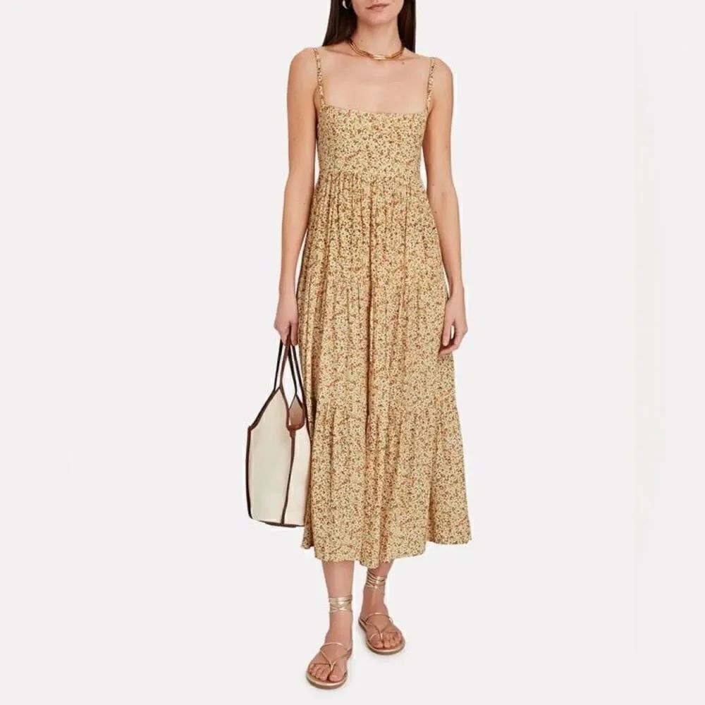 Faithful The Brand Corvina Floral MIDI Dress